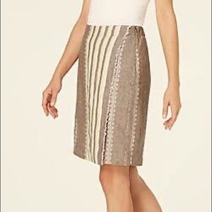 EUC J Jill Love Linen Wrap Style Skirt